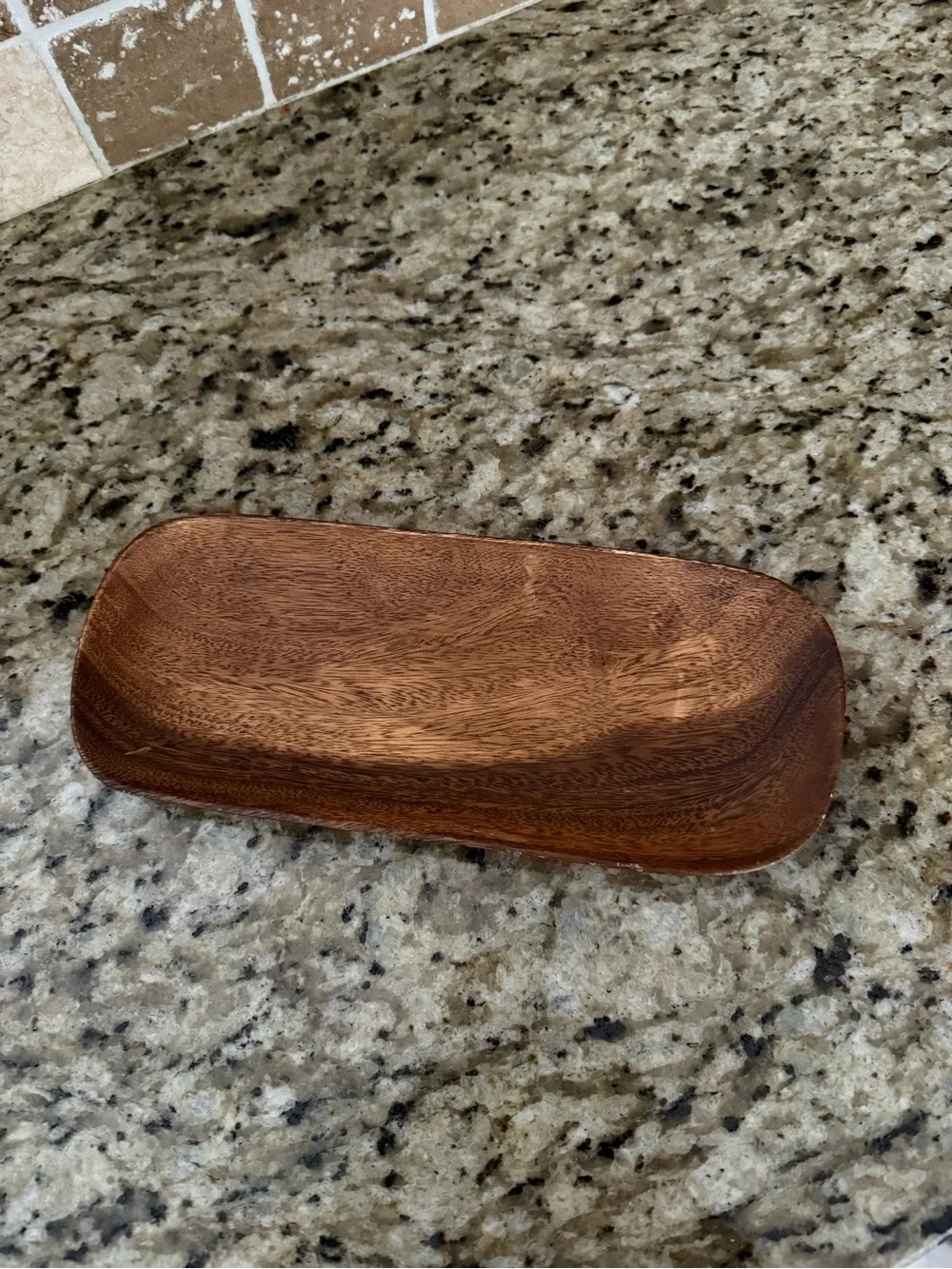 Pacific merchants Wooden Vanity Tray in Brown